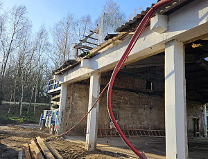 Rekonstrukce haly na farmě chovu prasat